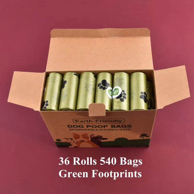 Eco-Friendly Scented Biodegradable Dog Poop Bags - Bulk Pack for Easy Disposal!