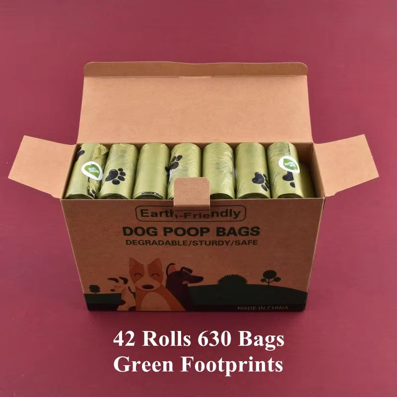 Eco-Friendly Scented Biodegradable Dog Poop Bags - Bulk Pack for Easy Disposal!